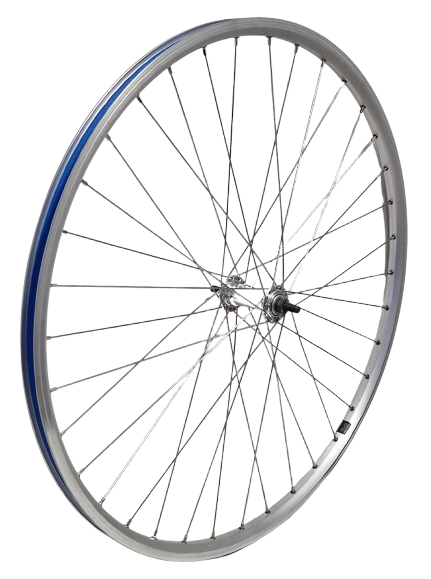 Gazelle KGZ front wheel 28 inch (622) rim silver spokes stainless steel fixed axis