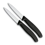 Victorinox paring knife serrated 2 pcs black