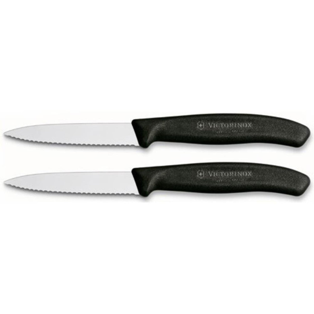 Victorinox paring knife serrated 2 pcs black