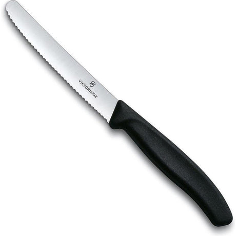 Victorinox tomatkniv tandad svart