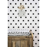 Noordwand Noordwand tapet Fabulous World Cross White and Black