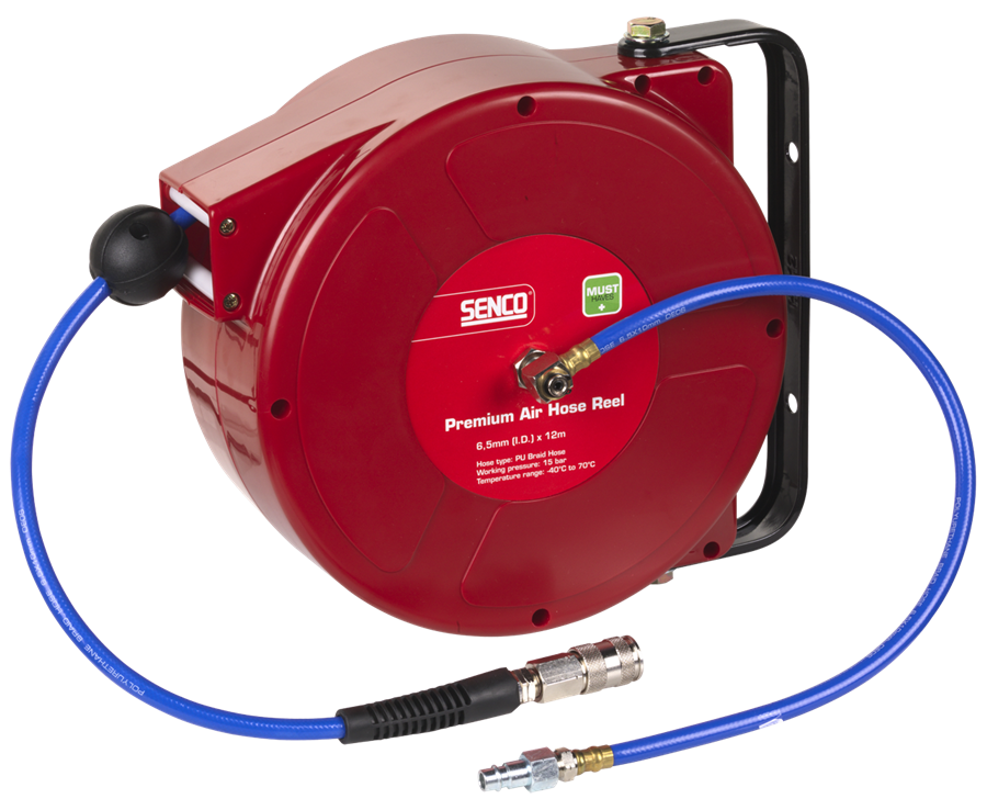 Senco hose reel 10mm 12mtr.