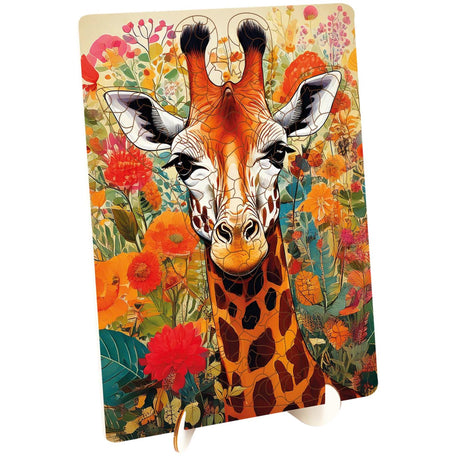Moxy houten puzzel giraffe unieke vormen, 130pcs