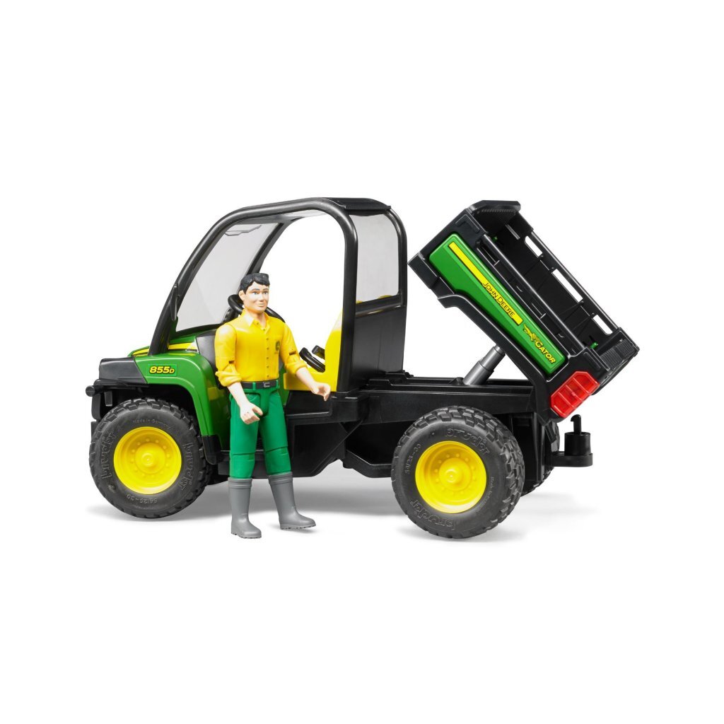 Bruder John Deere Gator XUV 855D met bestuurder