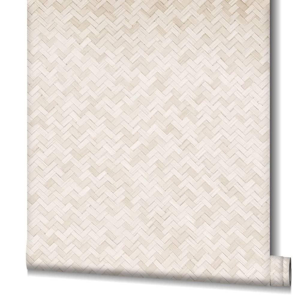 NOORDWAND NOORDWAND Fond d'écran Botanica Rootan Wickerwork Beige