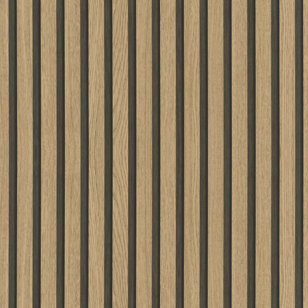 Wallpaper North Wall Wallpaper Botanica Smetti di legno marrone e quercia colorati