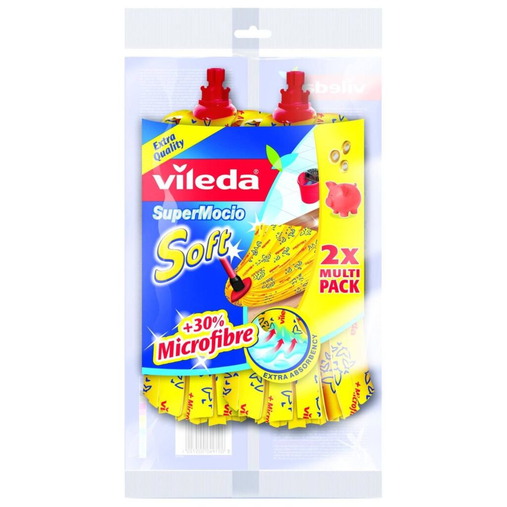 Vileda Vileda SuperMocio Soft Microvezel-Mop 2 Stuks