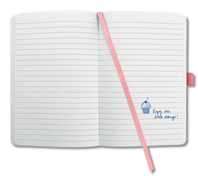 Sigel Sigel Si-JN203 Notebook Jolie Impress A5 Hardcover Lined 'Salmon Pink'