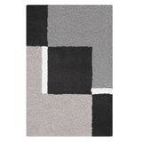 Small Wolke Kleine Wolke Badmat Dakota Platinum 55x65 cm gris et noir