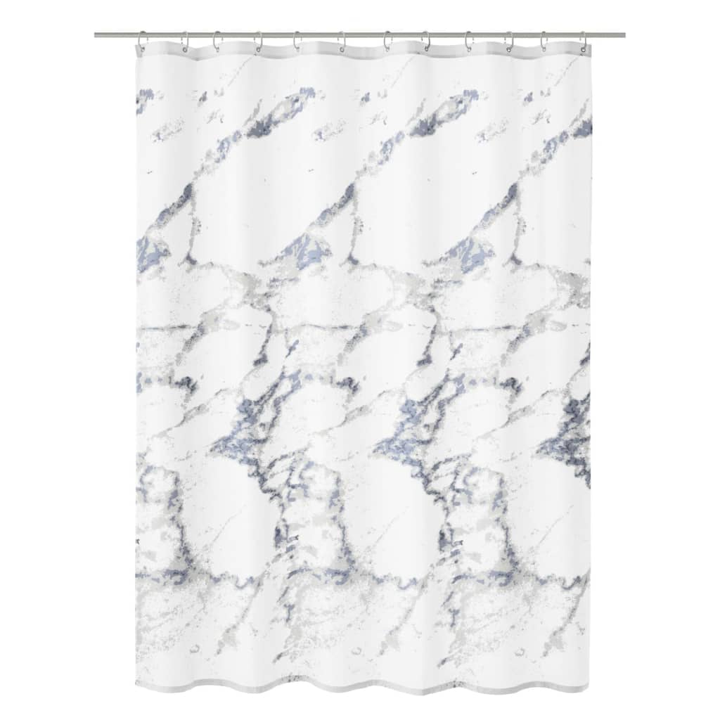 Little Wolke Little Wolke Shower Curtain Marble 180x200 cm blanc et gris