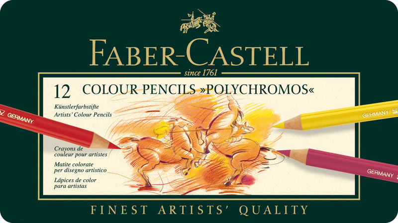 Faber Castell Faber Castell FC-110012 Barvni svinčnik polichromos 3,8 mm debelina jedra 12 kosov