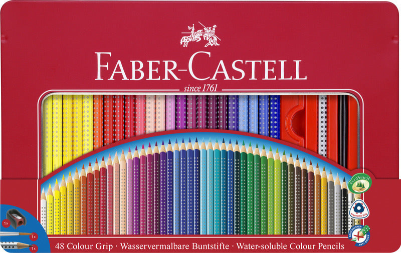 Faber Castell Faber Castell FC-112448 Farvet blyantgreb Sæt et 48 stykker