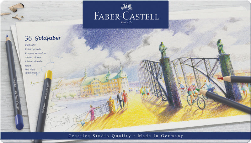 Faber Castell Faber Castell FC-114736 Farvet blyant Faber-Castell Goldfaber Penny ved 36 stykker