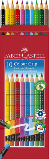 Faber Castell Faber Castell FC-116613 Pencil de color Faber-Castell Grip 2001 Punta agotable de 10 piezas