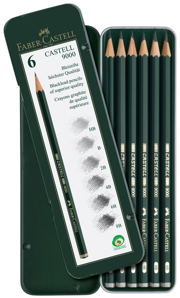 Faber Castell Faber Castell FC-119063 PENCIL 9000 BLIKTUI A 6 kusů