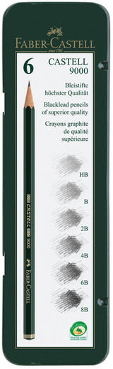 Faber Castell Faber Castell FC-119063 PENCIL 9000 BLIKTUI A 6 kusů