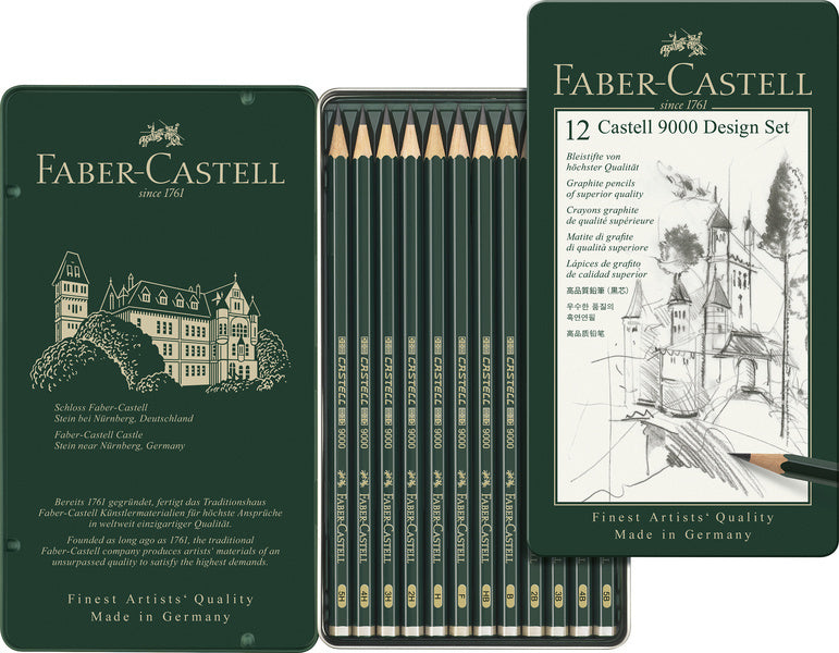 Faber Casetell FC-119064 Bleistift 9000 Design Set