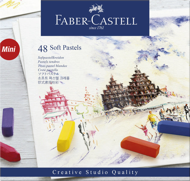 Faber Castell Faber Castell FC-128248 PastelKrijt halvlængde pose på 48 stykker