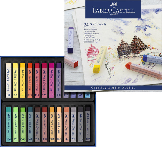 Faber Castell Faber Castell FC-128324 Pastelkrijt Studio Softpastel 24-delni ohišje