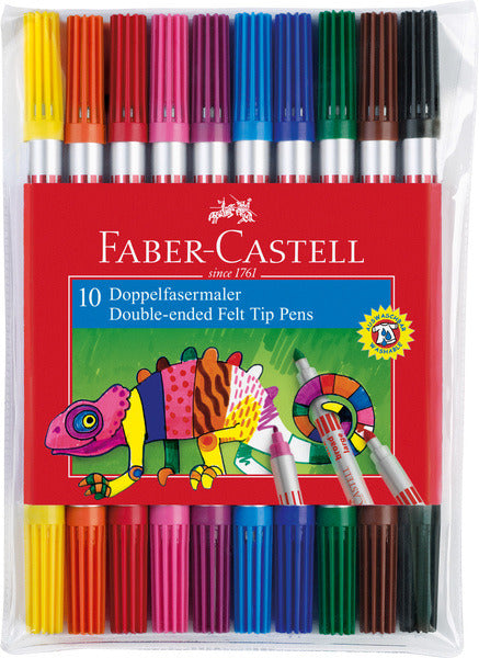 Faber Castell FC-151110 Felt-tip Pens Duo Penny med 10 stykker