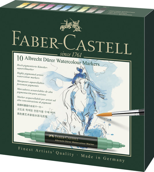 Faber Castell Faber Castell FC-160310 Aquarel Marker Albrecht Dürer Box a 10 kosov