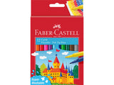 Faber Castell FC-554201 Felt-Tip Pen 12 stykker vaskbar papppose