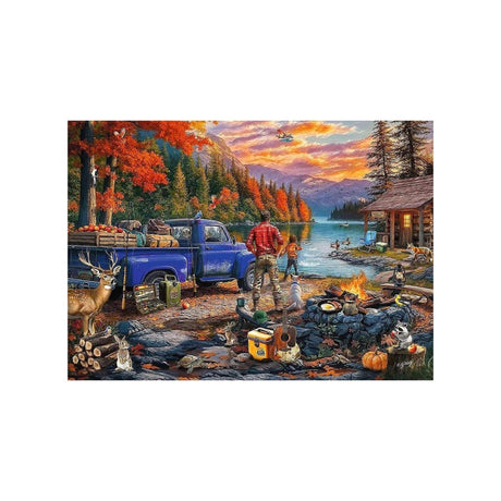 Ravensburger puzzle sunset lake 300db