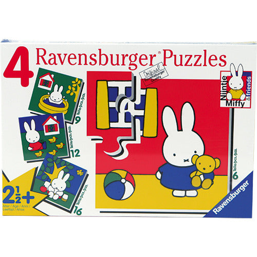 Rompecabezas de ravensburger 6+9+12+16 piezas