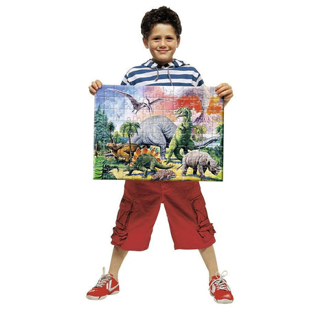 Ravensburger Puzzel Tussen De Dinos 100 XXL Stukjes