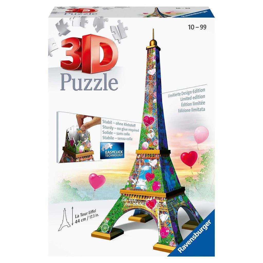 Ravensburger 3D Limited Edition Puzzle de Eiffel Tower 216 stycken