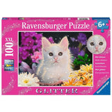 Ravensburger Puzzel Glitter Katje 100 XXL Stukjes