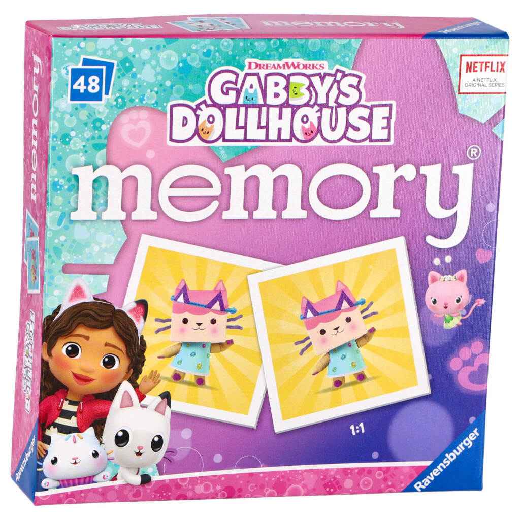 Ravensburger Gabby #039; s Dollhouse Memory 48 cards