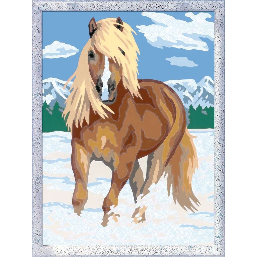 Ravensburger Painting by number Horse in the Snow