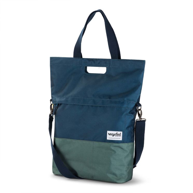 Urban proof bicycle shopper Blauw-Groen 20L