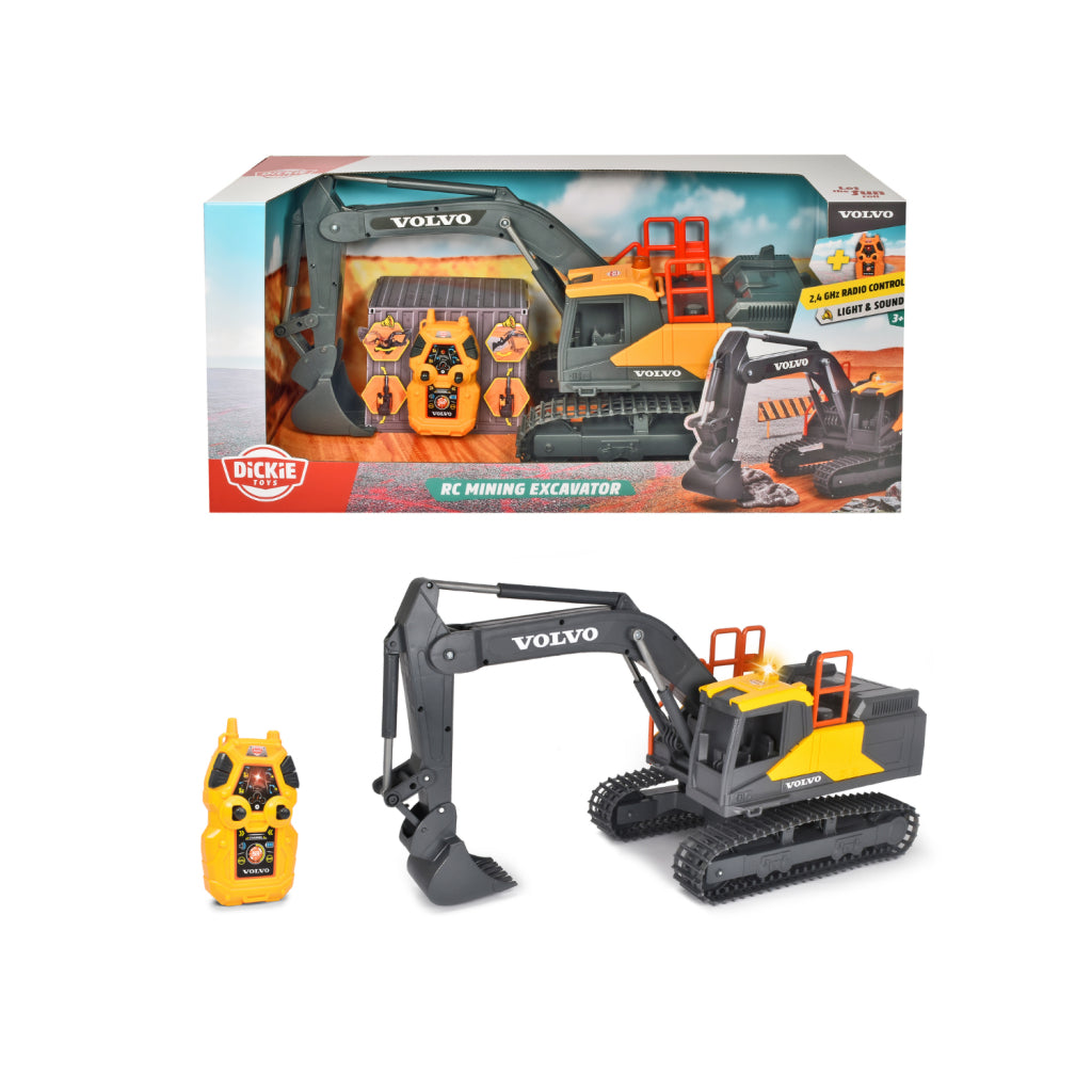 Dickie RC Volvo Mini Excavator Controrable Excavator