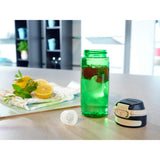 Leifheit 3267 Flip Tritan Drinking Bottle 550 ml de vert