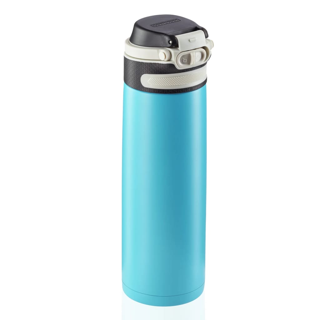 Leifheit Leifheit thermosfless Flip 600 ml Wasserblau