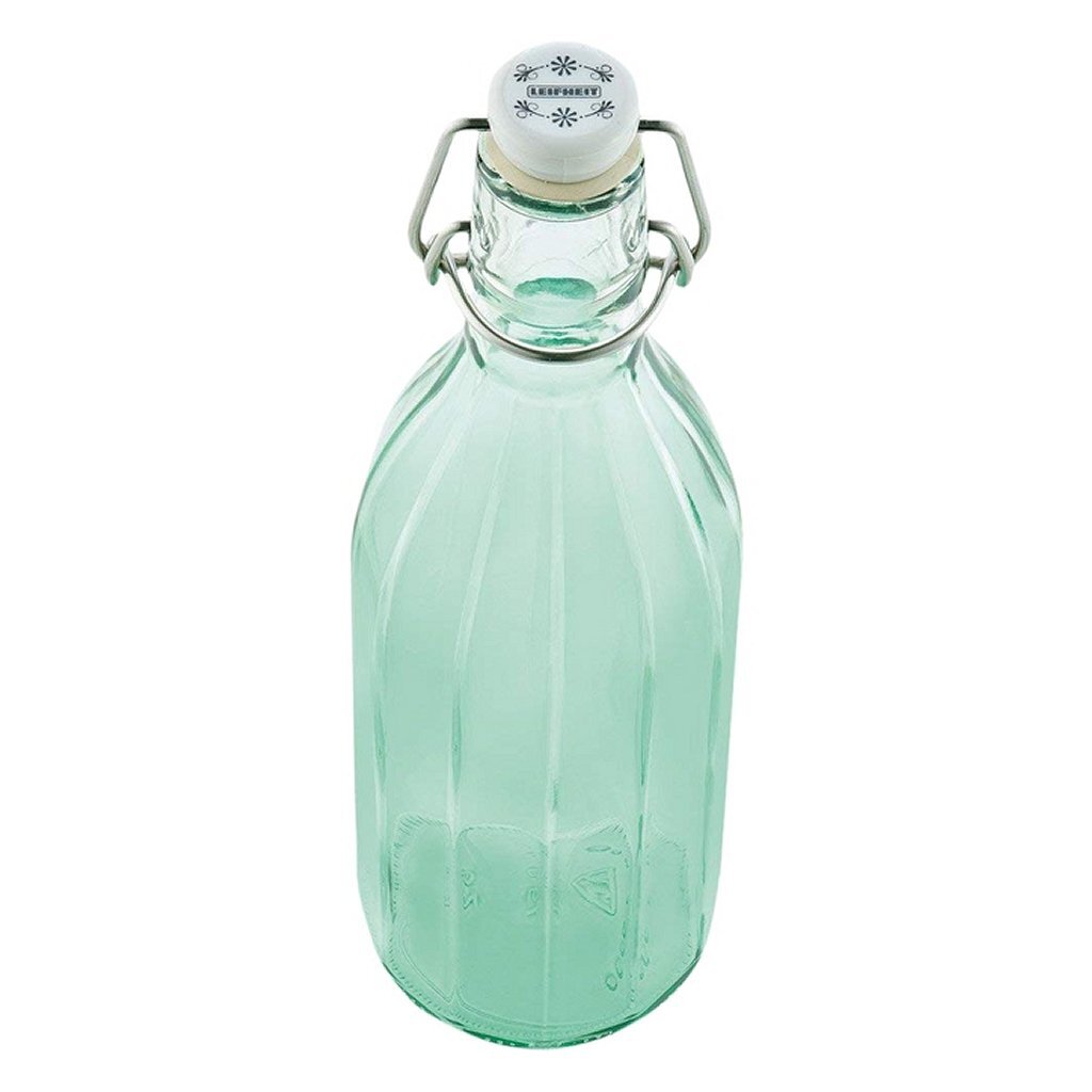 Leifheit 36322 Glass Facet Bottle 0,5L Průhledná zelená