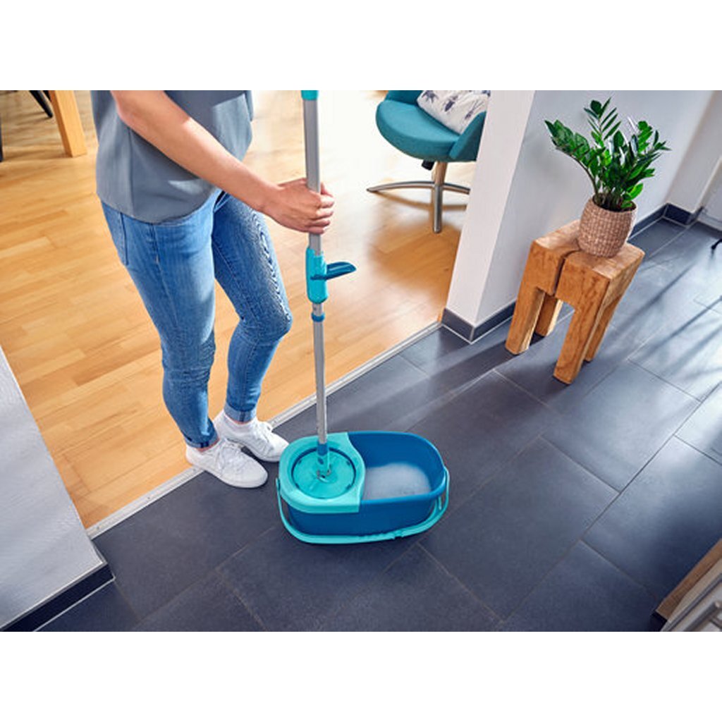 Leifheit Leifheit 52101 Clean Twist Disc Mop Ergo Set Blauw