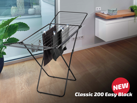 Leifheit drying rack classic 200 easy black