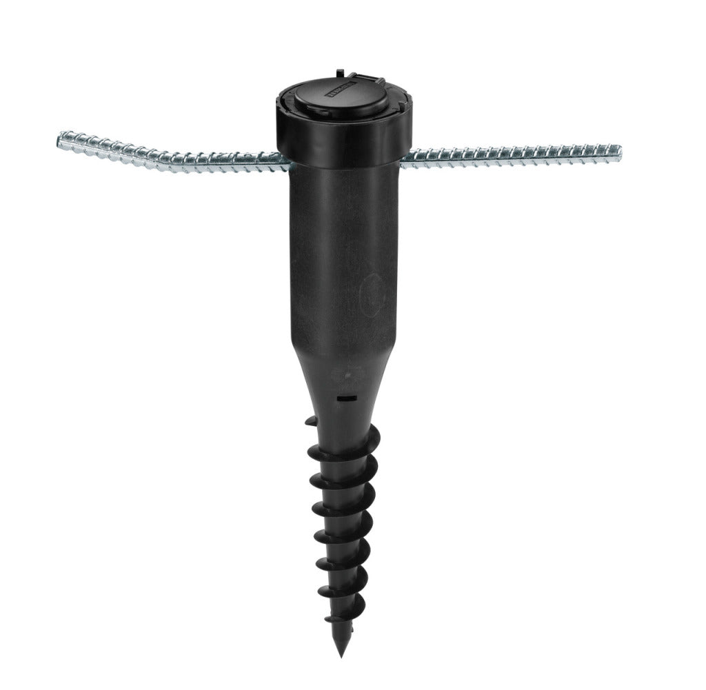 Leifheit 85607 Metal Ground Anchor med en innsettingstang