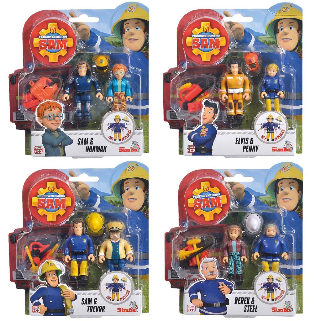 Simba Fireman Sam 2 Figure + Accessori