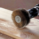 Wolfcraft Wolfcraft Wood Grain Brush 80 mm rumena