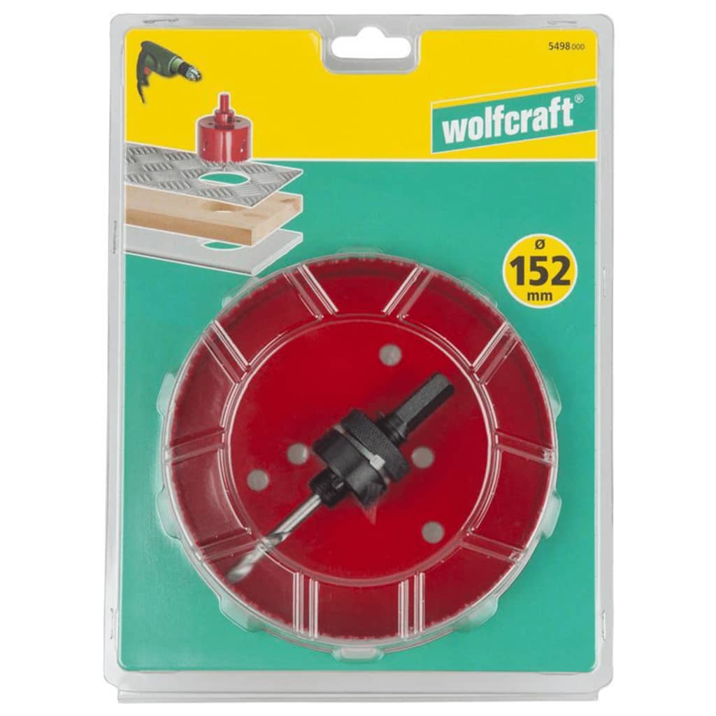 Wolfcraft Wolfcraft Hole viděl 152 mm Bimetaal Red 5498000