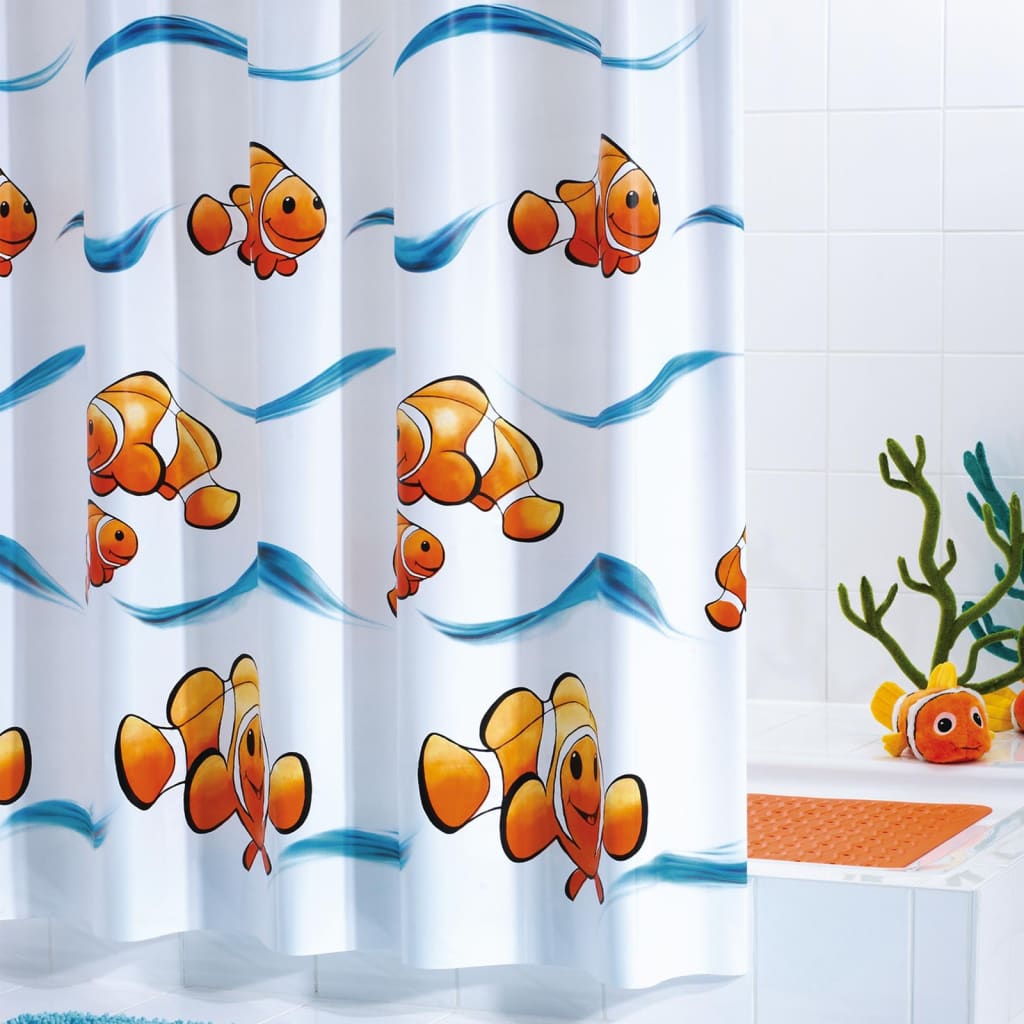 Ridder Ridder Shower Curtain Clown 180x200 cm Vinyl