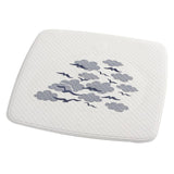 Ridder Ridder Shower Mat Helgoland 54x54 Cm White And Blue