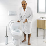 Sedile del bagno Ridder Ridder con coperchio da 150 kg bianco A0071001