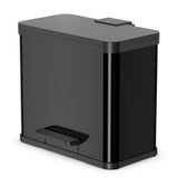 Hailo Hailo pedal Bin oko duo plus Gréisst l 17 + 9 l schwaarz 0630-260