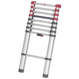 Hailo Hailo T80 aluminium teleskopsteg 13 steg + stabiliseringsstång 111-380 cm