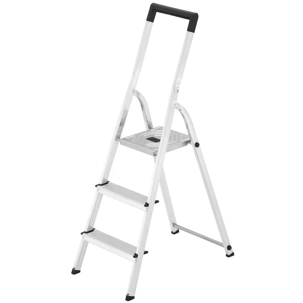 Hailo Hailo L40 Escalera de aluminio para el hogar Klustrapk 3 pasos